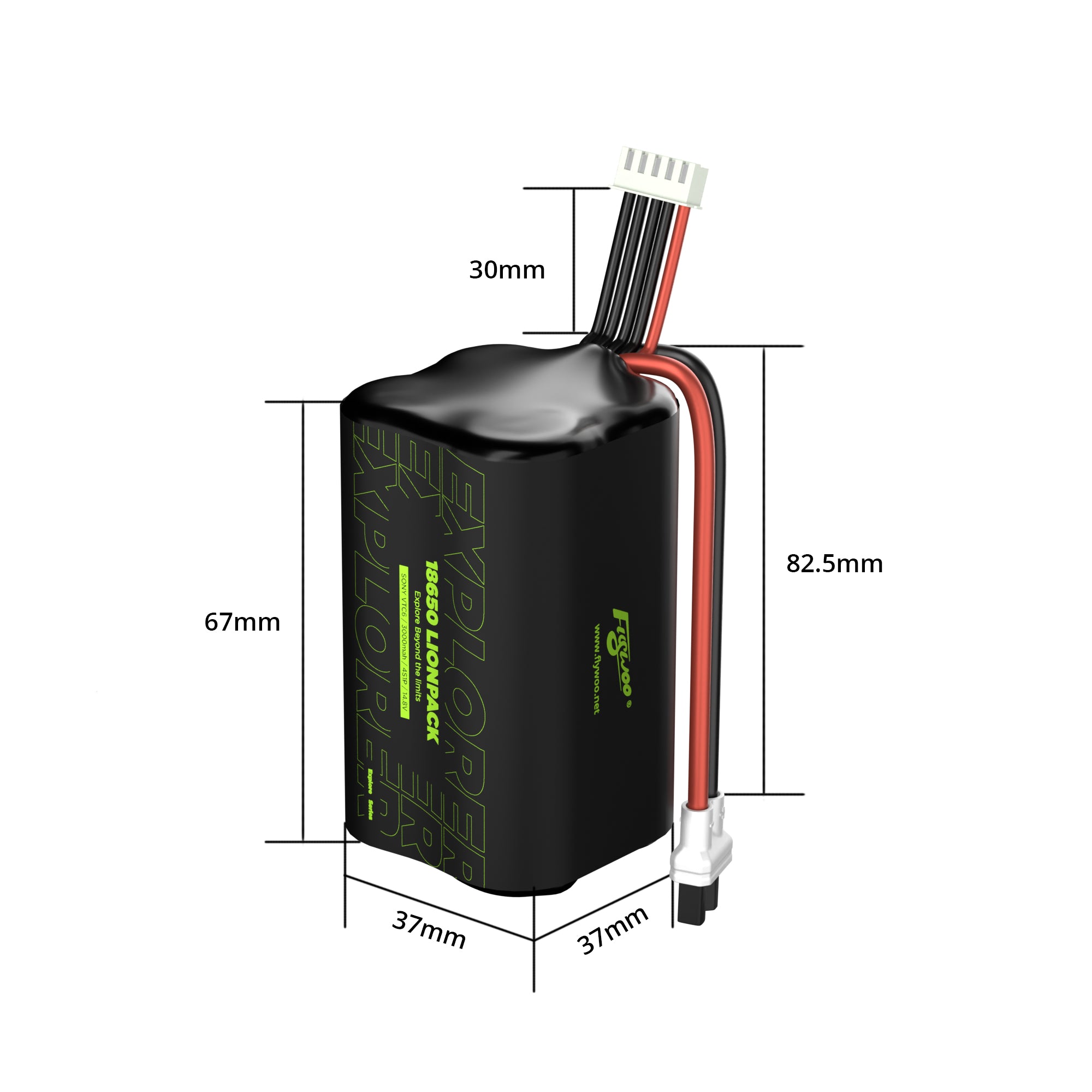 Explorer Lionpack 18650 3000mAh SONY VTC6  4S 14.8V  4S1P XT30-FLYWOO