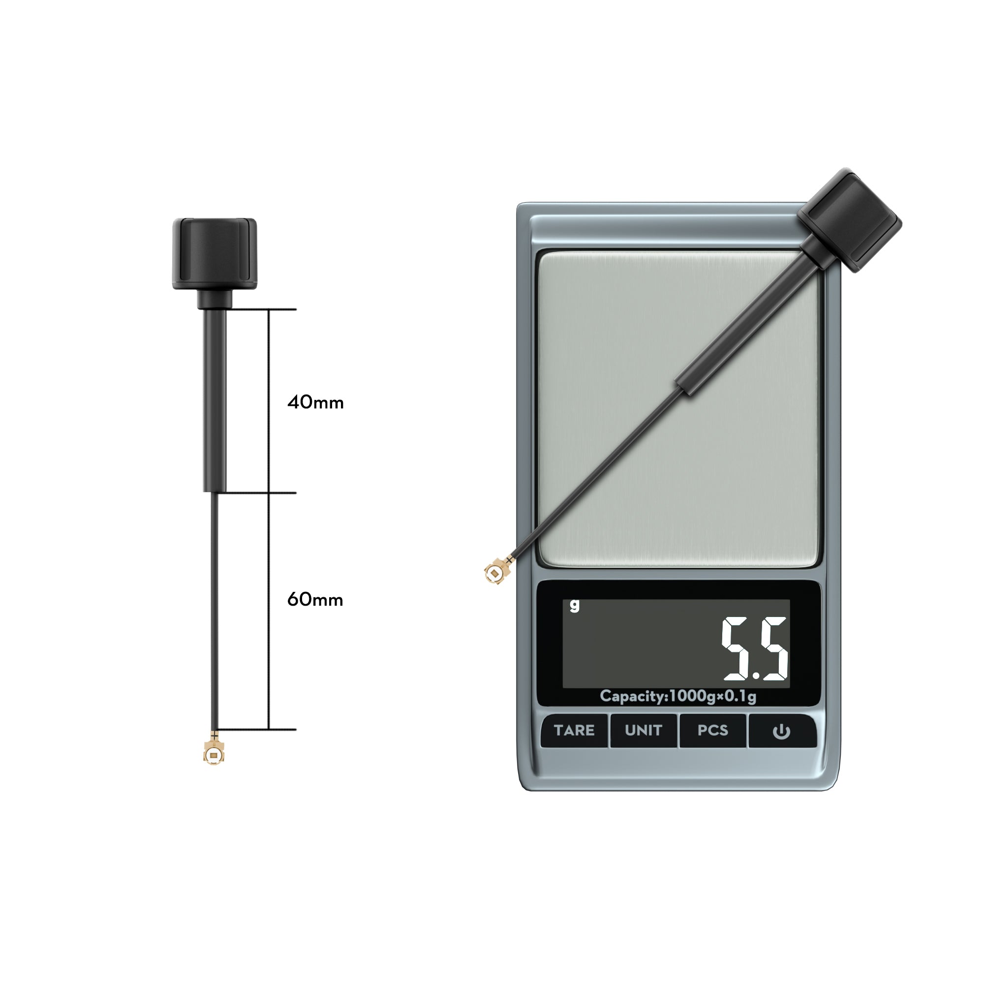 Flywoo LDS 5.8GHz UFL / SMA Antenna -LHCP-FLYWOO