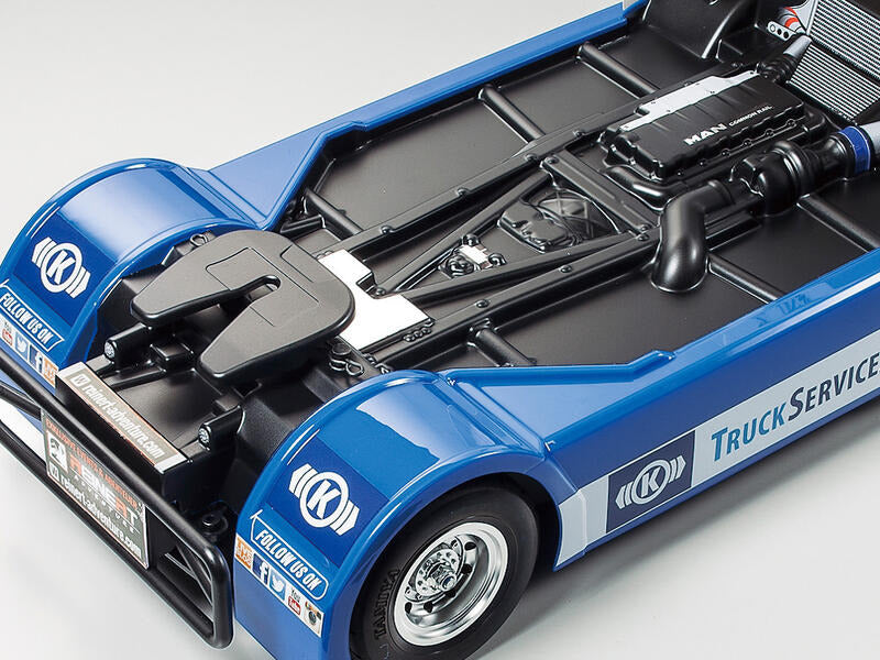 TAMIYA 田宮 1/14 MAN TGS 卡車賽車：Team Hahn Racing (TT-01 Type-E 底盤) 遙控組裝車 58632