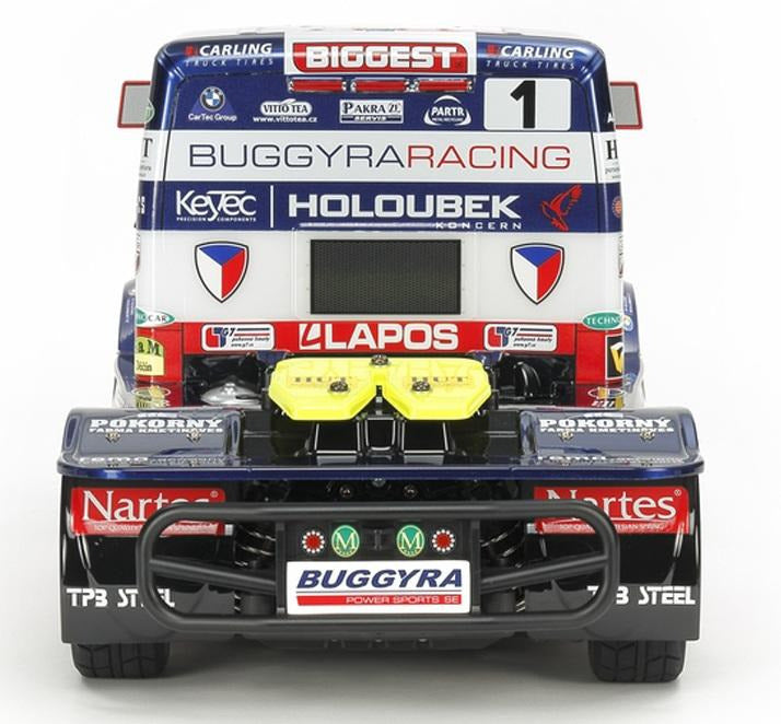 【田宮 TAMIYA】1/14 BUGGYRA FAT FOX 歐洲卡車大賽 遙控聯結車 (TT-01E 底盤) 經典重現