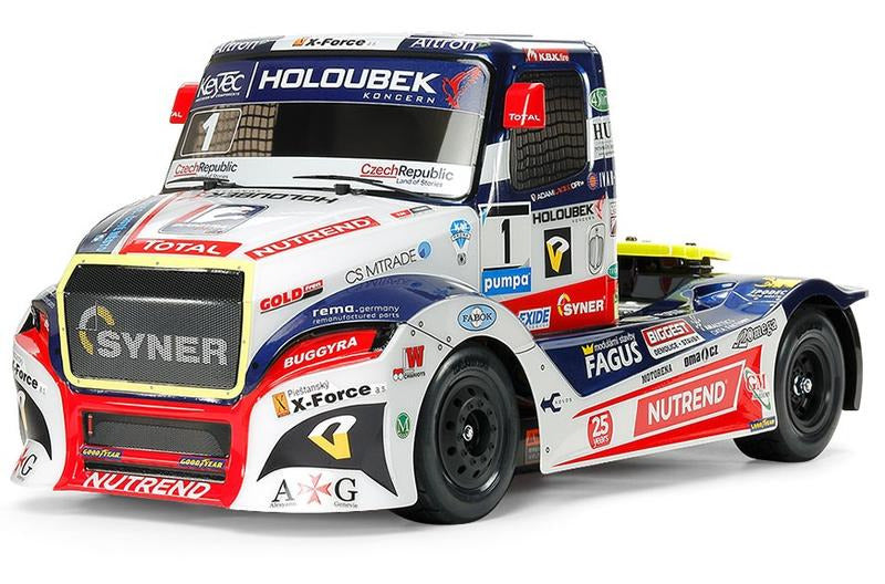 【田宮 TAMIYA】1/14 BUGGYRA FAT FOX 歐洲卡車大賽 遙控聯結車 (TT-01E 底盤) 經典重現