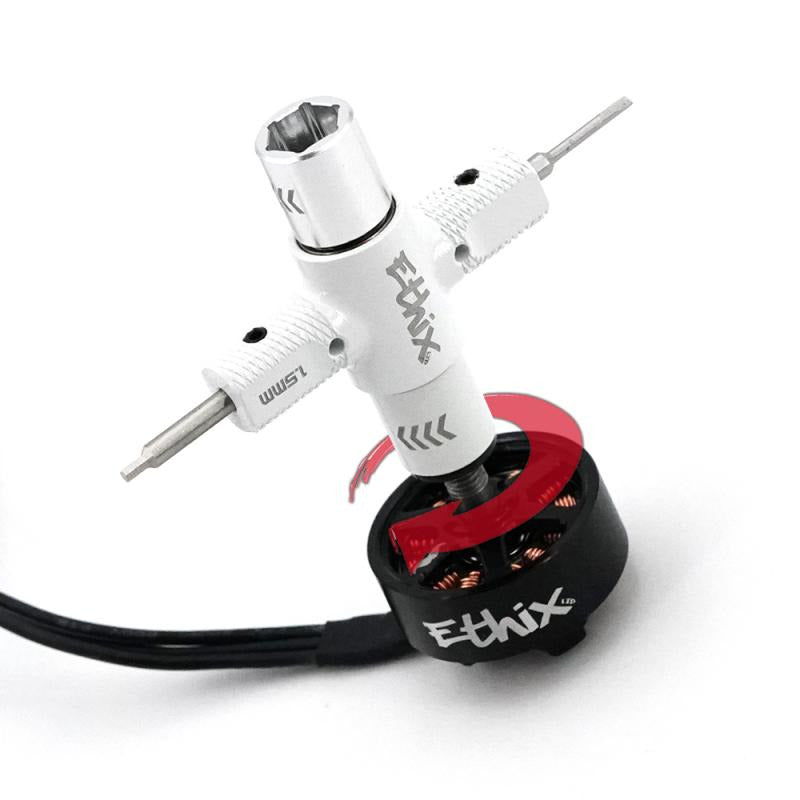 【ETHIX】PROP TOOL v1.5 - 白色 - FPV 無人機多功能拆槳工具 附 1.5mm 六角扳手和平頭螺絲刀