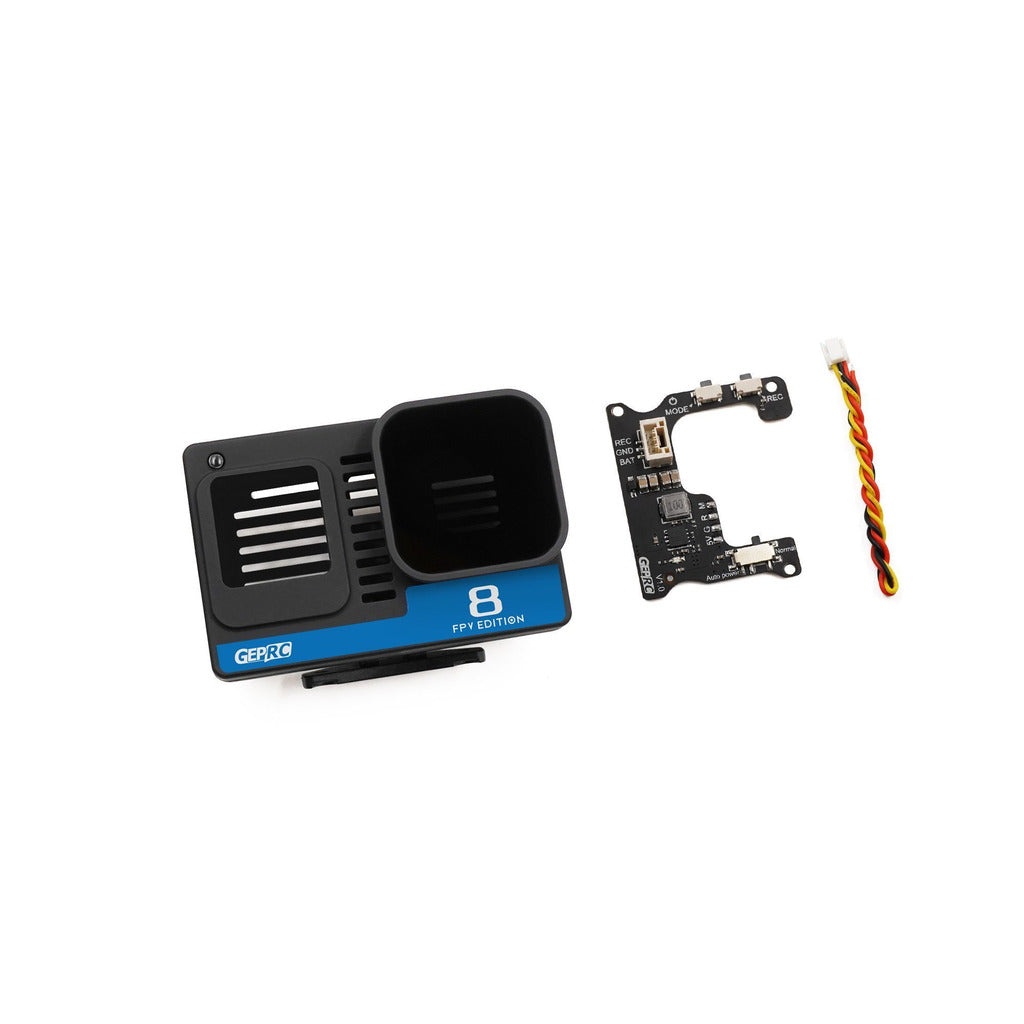 【GEPRC格普】Naked GoPro Hero 8改裝外殼：輕巧耐用，內建BEC電源板，提升航拍性能