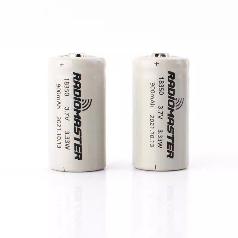 【RadioMaster】18350兩節鋰電池3.7V 900Mah ZORRO遙控器專用鋰電池 兩入