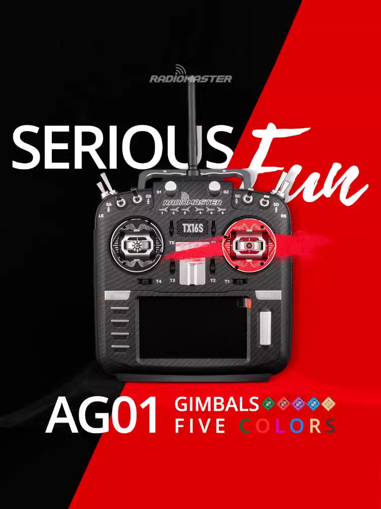 【RadioMaster】AG01-V搖桿CNC金屬航模配件適用VBar Control遙控器