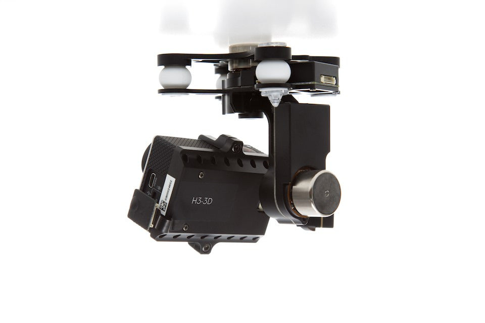Zenmuse H3-3D穩定器：即插即用設計，完美支援GoPro Hero3