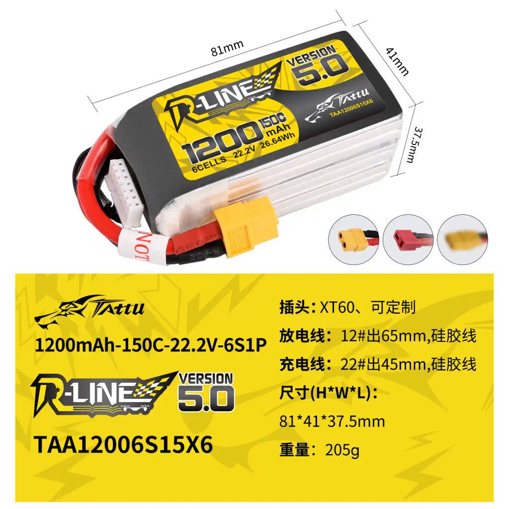 【TATTU格氏】FPV鋰電池 850-1800mAh 3.0版120C / 5.0版150C 高放電率 無人機航拍電池