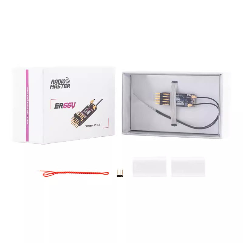 【RadioMaster】Radiomaster ER4/ER6/ER8GV ELRS PWM 接收機  2.4G 穩定訊號  固定翼 & 航模船用專用
