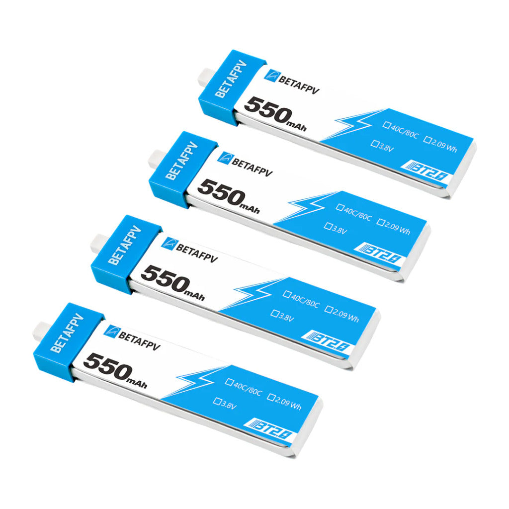 【BETAFPV百達】BT2.0 550mAh 1S 40C 鋰電池