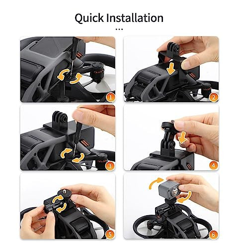 【Sunnylife】運動相機支架無人機燈支架燈適用於 DJI Avata for ACTION 2/ Insta360 GO 2/1 相機