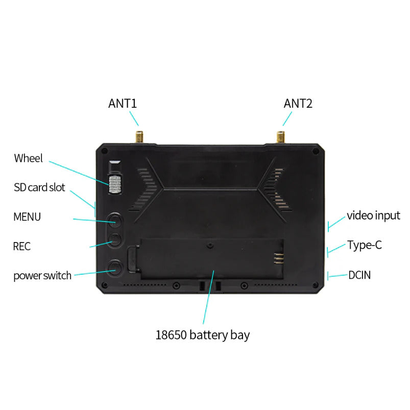【SKYZONE】M5 FPV Monitor with DVR 0317更新