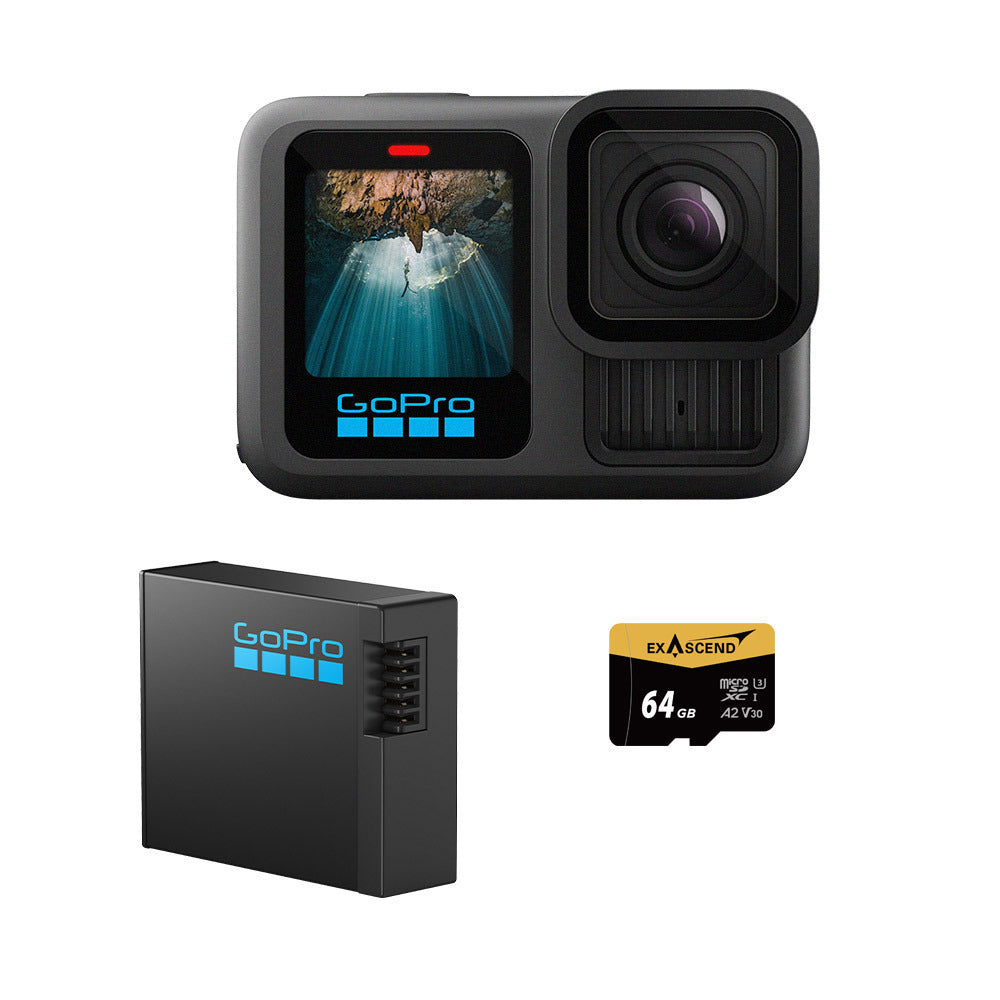 HERO13 Black 電量續航套組 (HERO13單機+HERO13 Enduro 高續航電池+64G記憶卡)