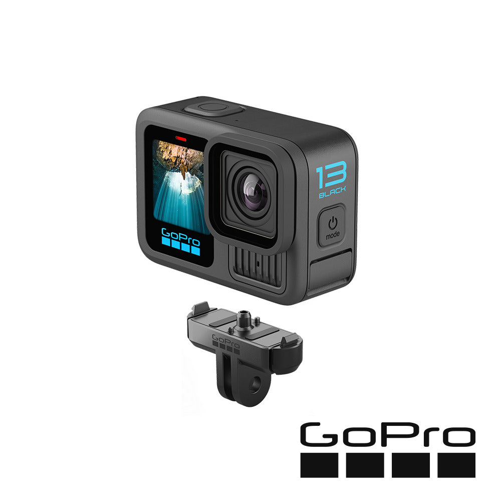 HERO13 Black 磁吸快接套組 (HERO13單機+磁吸式扣鎖固定座1入+64G記憶卡)