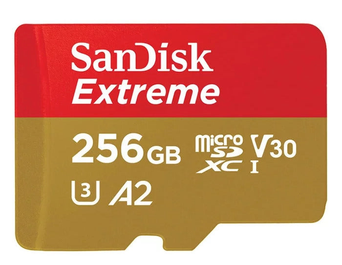 【SanDisk】Extreme® 32GB/64GB/128GB/256GB/512GB microSDXC™ 記憶卡(紅金卡)