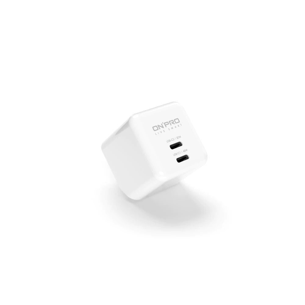 【ONPRO鴻普】UC-2P01CC MAX 氮化鎵GaN 48W 超急速PD充電器   (雙Type-C 版)