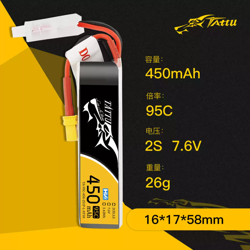 【TATTU格氏】300/450/550/650/750mAh｜FPV鋰電池