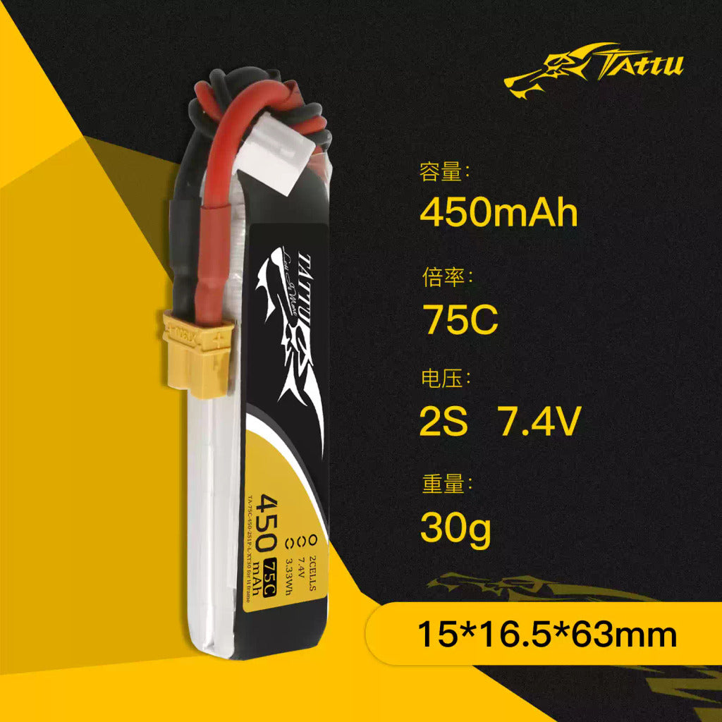 【TATTU格氏】300/450/550/650/750mAh｜FPV鋰電池