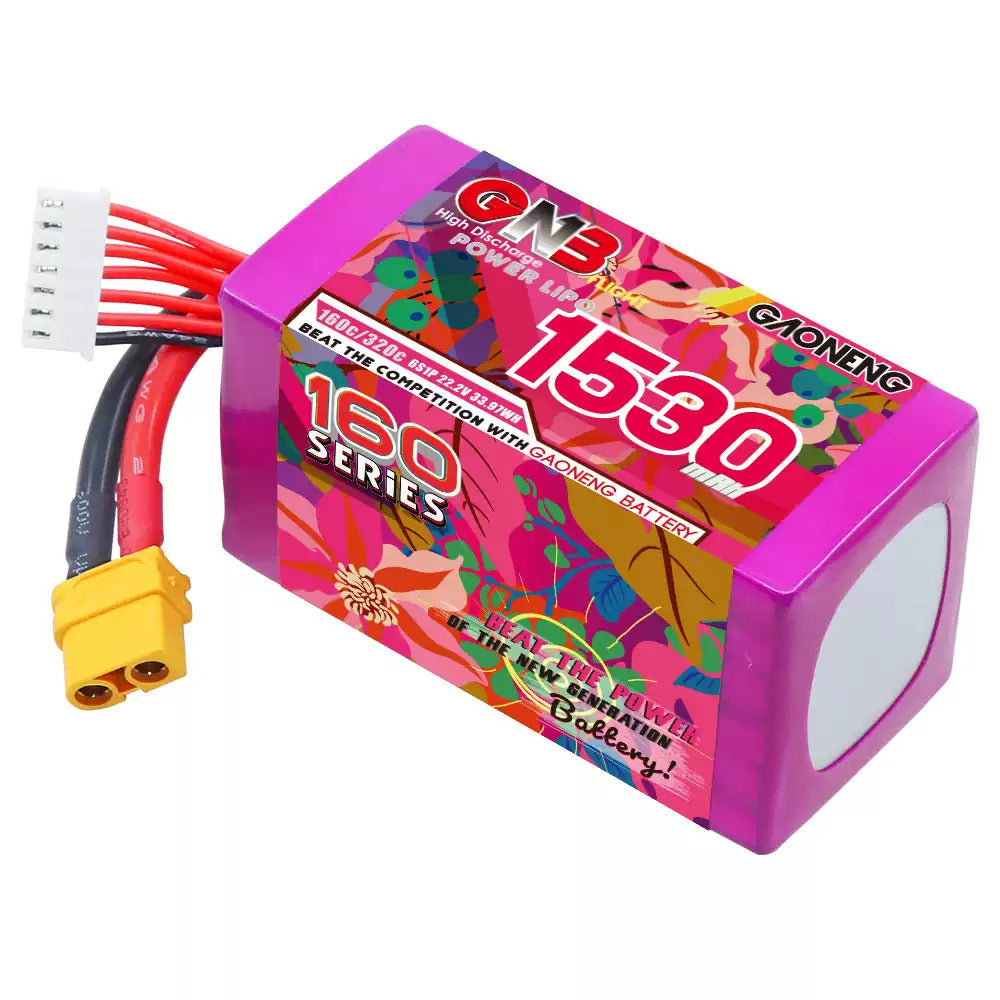 【GNB高能】1530mAh 160C｜LiPo Battery XT60