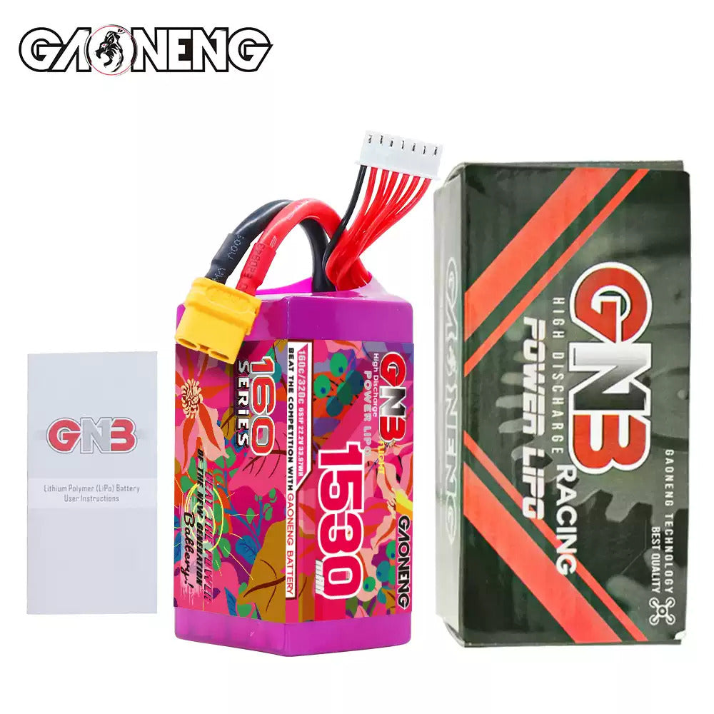 【GNB高能】1530mAh 160C｜LiPo Battery XT60