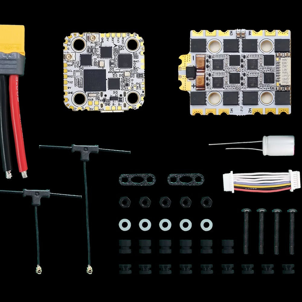 HDZero Halo Stack – Flight Controller + 4in1 70A ESC (MPU + BLHeli_32)