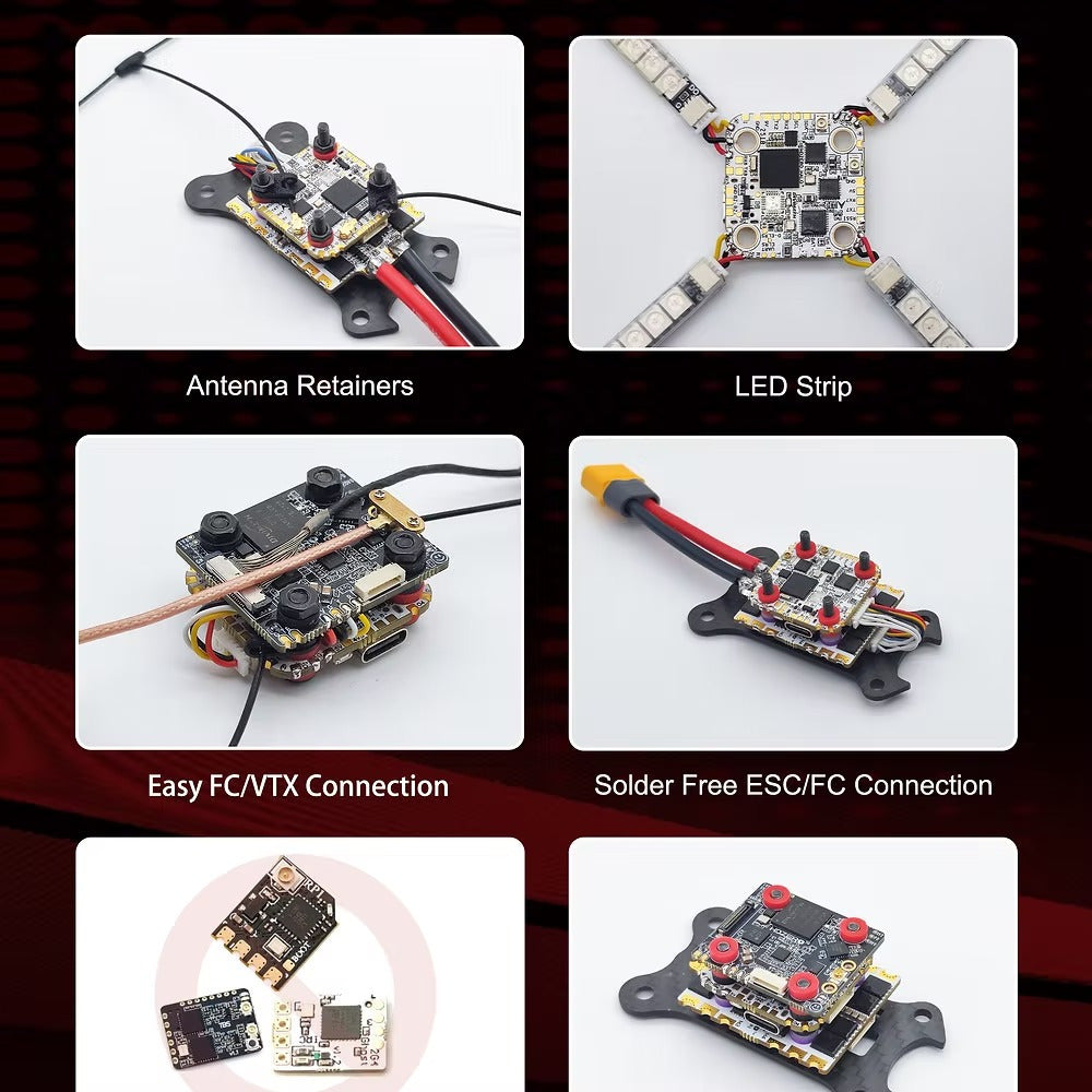 HDZero Halo Stack – Flight Controller + 4in1 70A ESC (MPU + BLHeli_32)