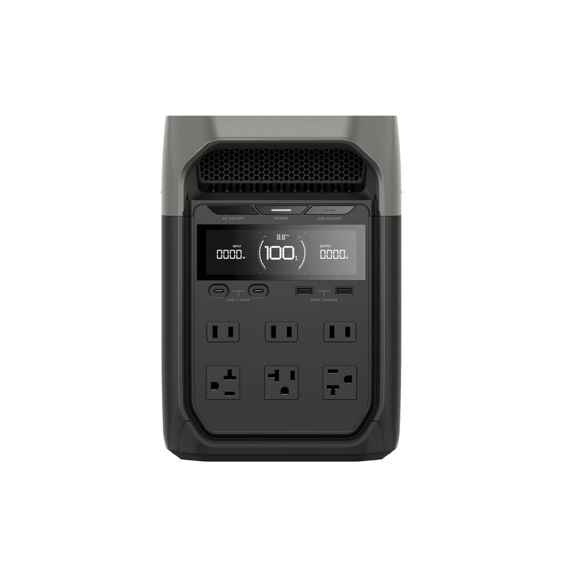 EcoFlow Delta 3 行動儲能電源｜1800W超大功率｜1-5kWh容量擴充｜56分鐘極速快充｜戶外露營/居家備援首選