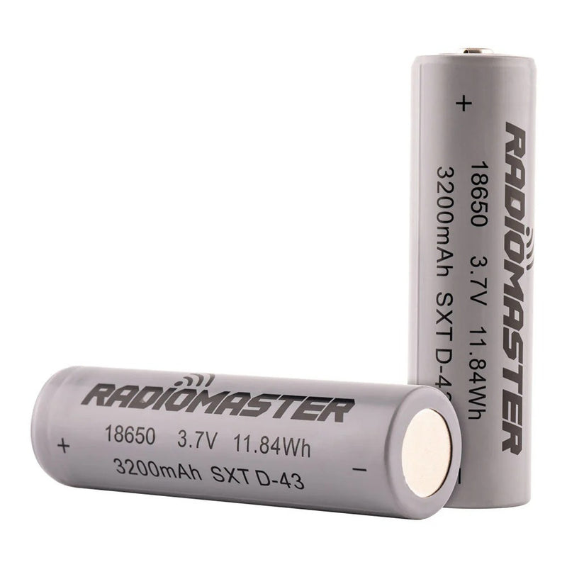 RadioMaster 18650 3200mAh 3.7V Battery (2pcs) for TX16S / Boxer / TX12/ Pocket / MT12 Radios