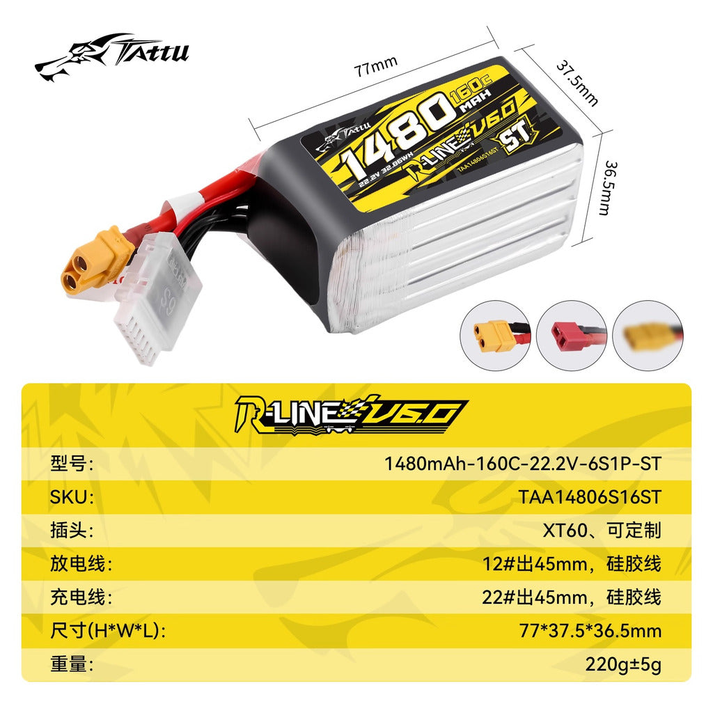 格氏電池 160C金磚 V6 6S LIPO 1480-1600mah