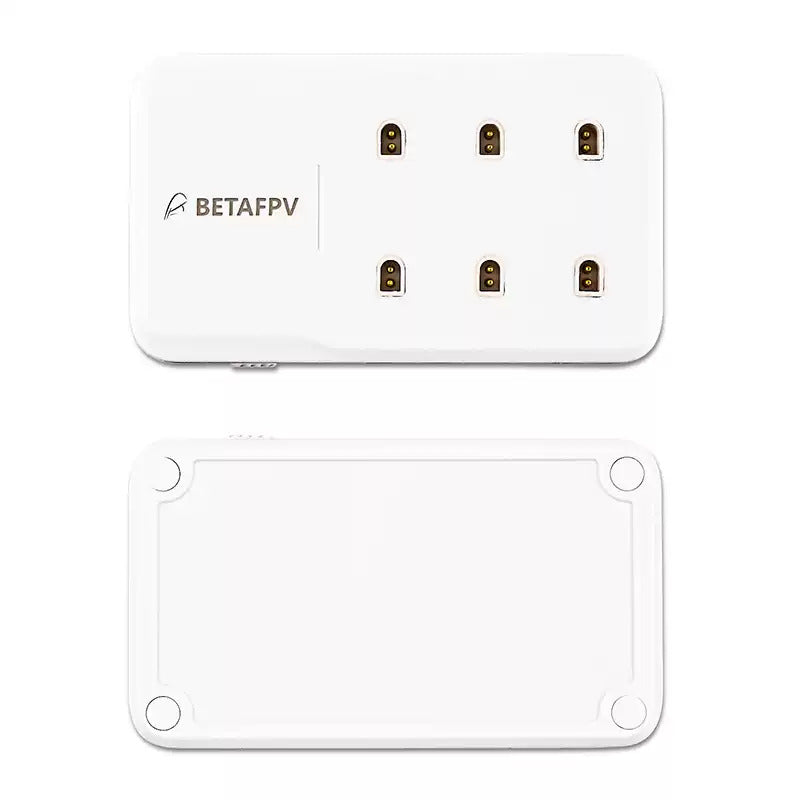 【BETAFPV百達】6 Ports 1S Battery Charger & Adapter｜6口充電器+充電頭