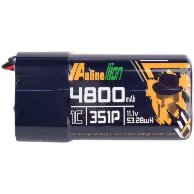 【Auline】大疆肥鯊穿越機眼鏡電池4800mAh 3S XT60低壓警報 供電線套組 googles2/3 適用