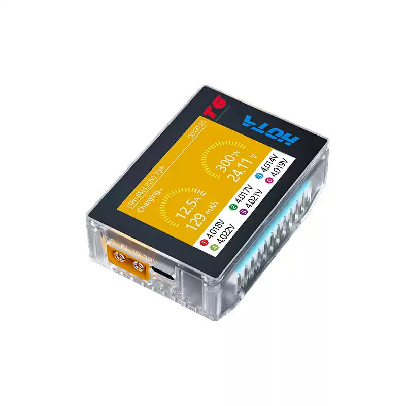 HOTA T6 航模鋰電平衡充 6S穿越機 DC300W PD/QC快充