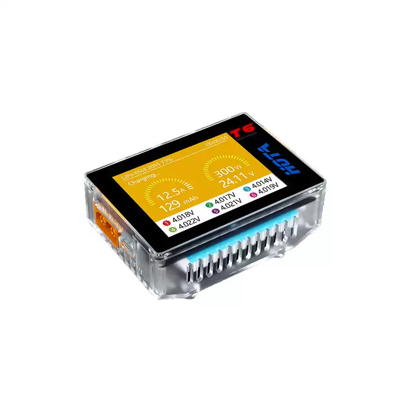 HOTA T6 航模鋰電平衡充 6S穿越機 DC300W PD/QC快充