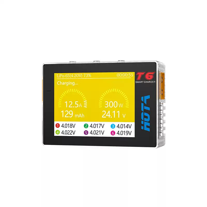 HOTA T6 航模鋰電平衡充 6S穿越機 DC300W PD/QC快充