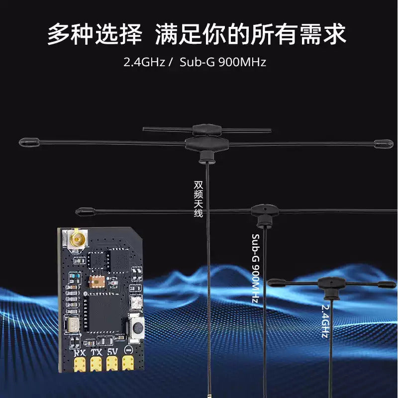 【RadioMaster】RadioMaster XR1 Nano ExpressLRS 單路 雙頻 接收機