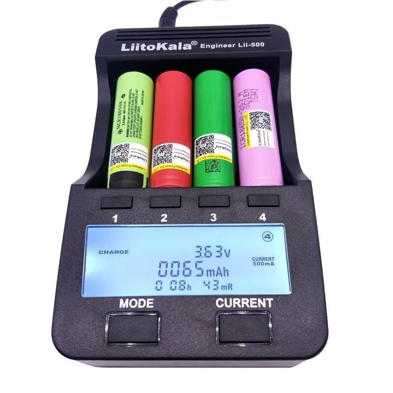 LiitoKala Lii-CH4 智能萬用充電器 Type-C快充 兼容1.5V鋰電/3.7V/1.2V/3.2V 支援18650/21700/5號7號 0V激活