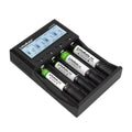 LiitoKala Lii-CH4 智能萬用充電器 Type-C快充 兼容1.5V鋰電/3.7V/1.2V/3.2V 支援18650/21700/5號7號 0V激活 - 商品圖 1