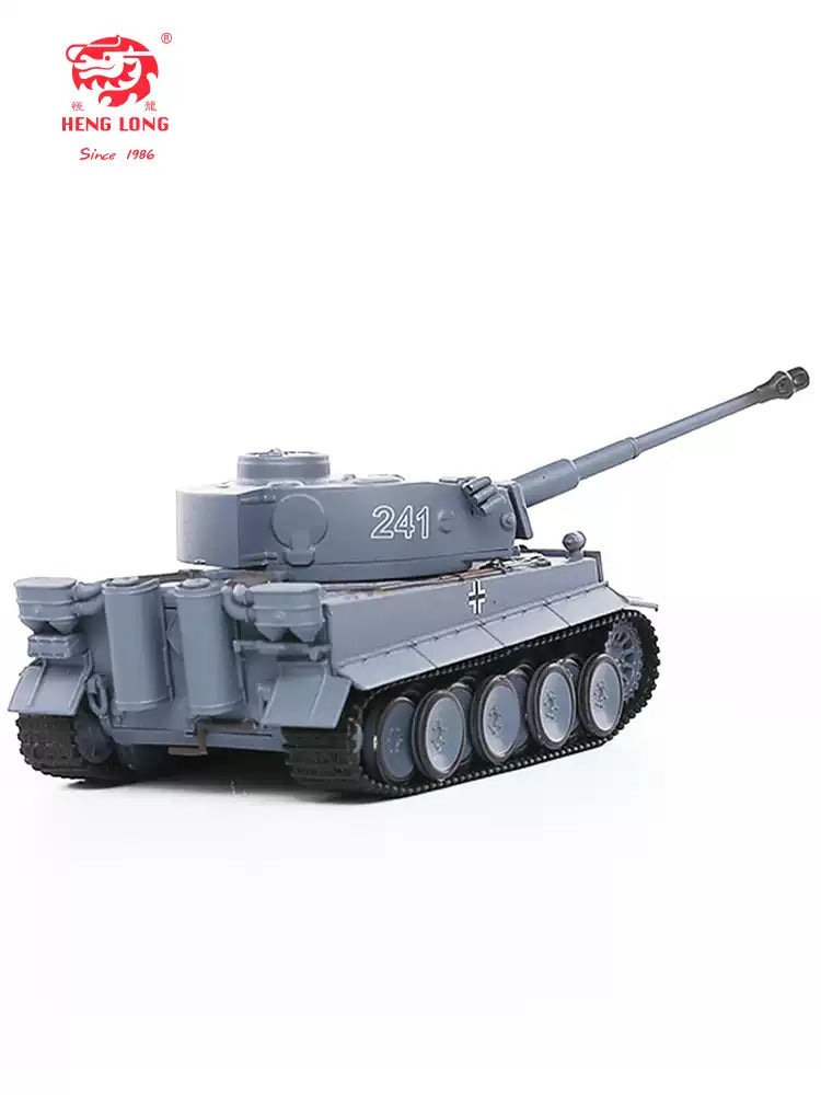 [酷飛] 恆龍坦克玩具車1:72迷你兒童軍事靜態模型戰車美國M1A2德國虎1