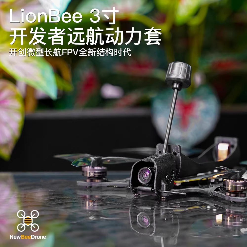 NewBeeDrone LionBee 3吋開發者遠航動力套模擬圖傳遠航機