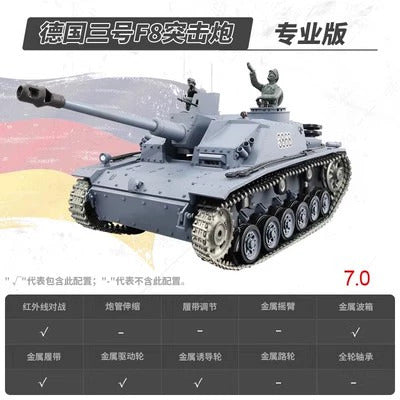 [酷飛] 恆龍遙控坦克金屬超大成人對戰玩具車3868-1軍事模型男孩突擊炮