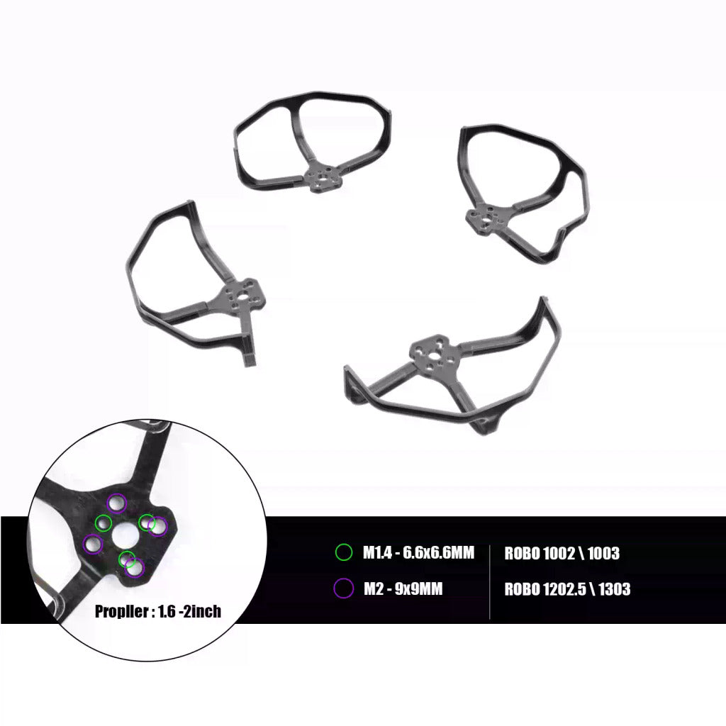 Flywoo 1.6-2寸 穿越機 通用 螺旋槳 保護圈 ( 4PCS )