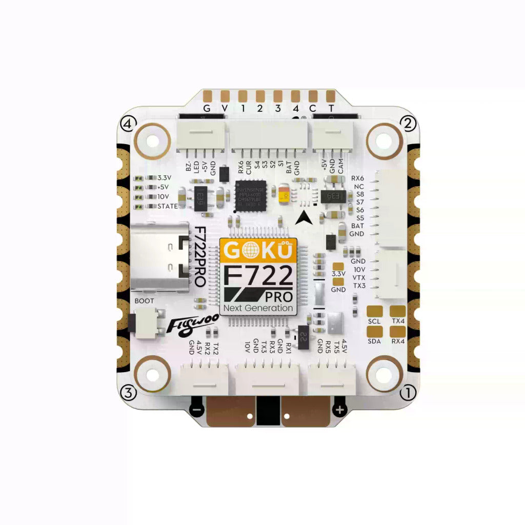 Flywoo 新款 象牙白 悟空 GOKU F722 V2 穿越機 飛塔