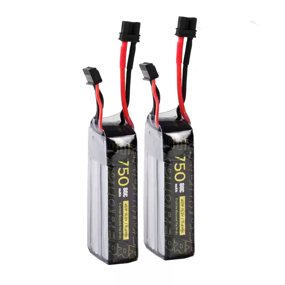 Explorer 750 mAh 4s 80C 鋰電池( 2個裝 )