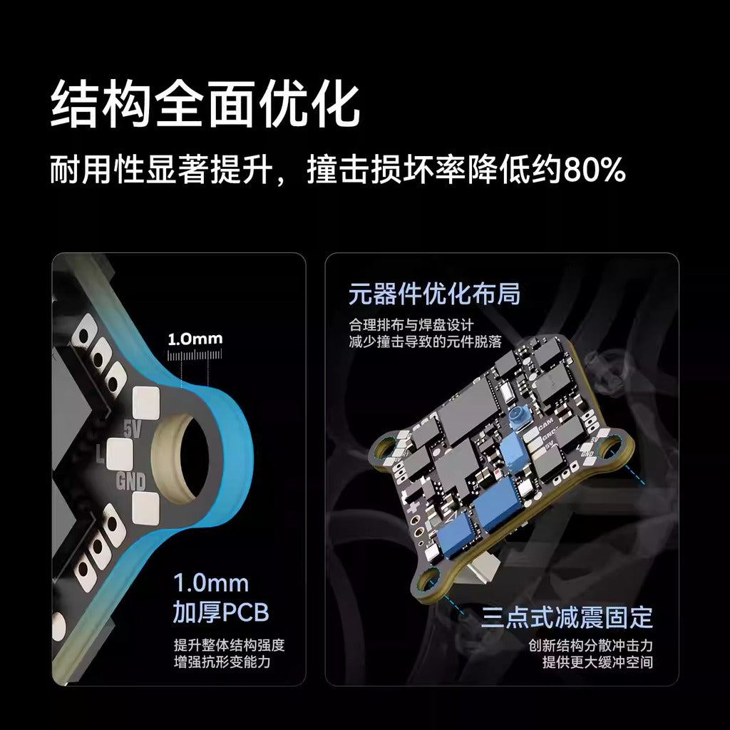 BETAFPV Matrix 1S飛控五合一AIO整合12A電調Air穿越機航模配件