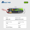 Boslipo P7 Version 600mAh 95C 2/3/4S FPV Battery