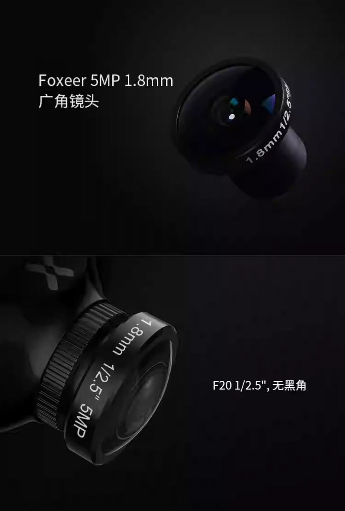 FOXEER 1.8mm M12 穿越機鏡頭500萬像素 170° 除微型外 22mm可用