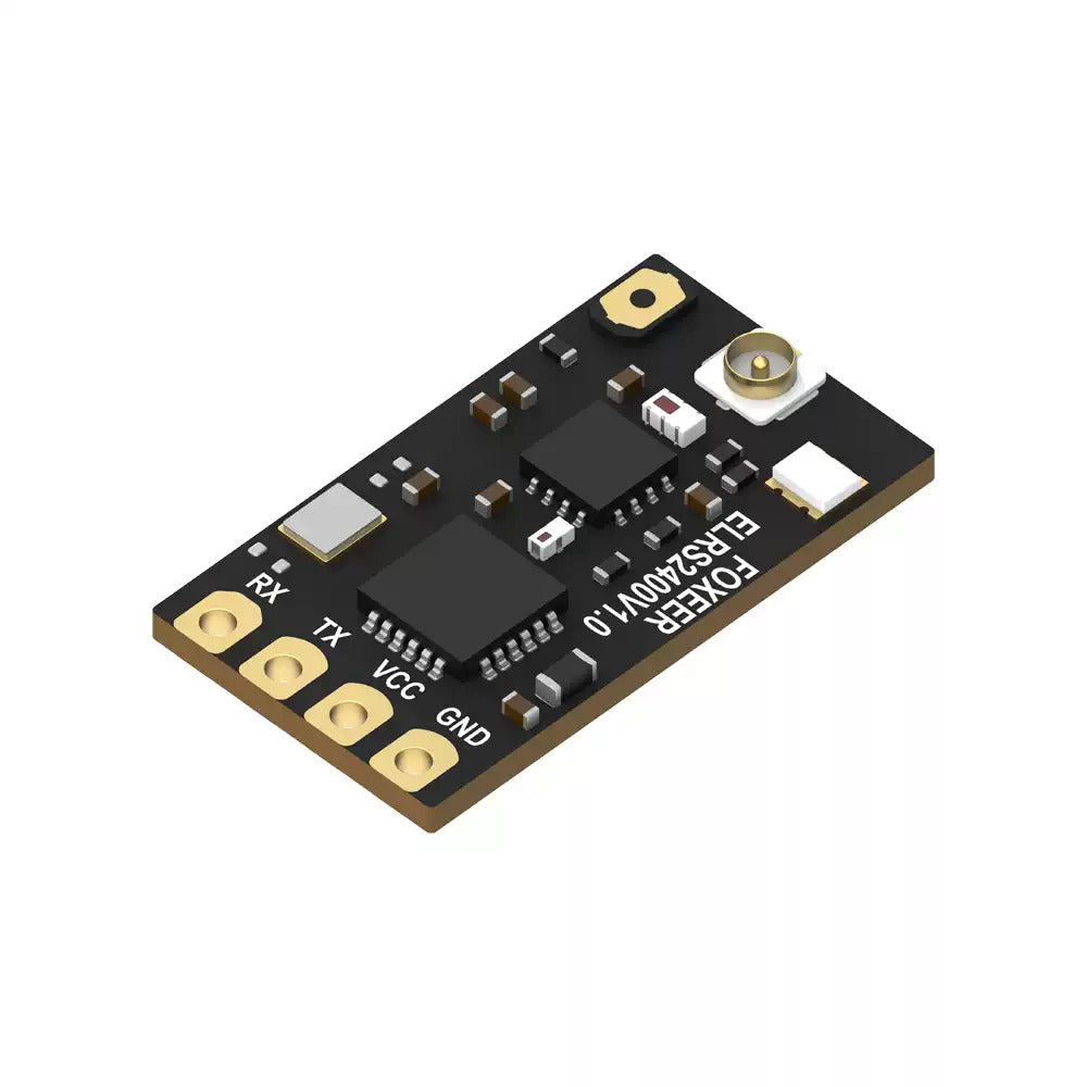 FOXEER 2.4G elrs 接收機 LNA 穿越機 FPV 含T天線 0.77g 遠距5V