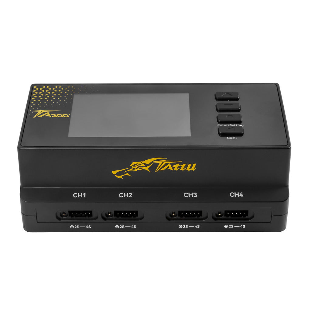 Tattu TA300 智能 8通道 LiPo 充電器 G-Tech 平衡充  FPV 無人機足球 2-4S 高效快速安全充電