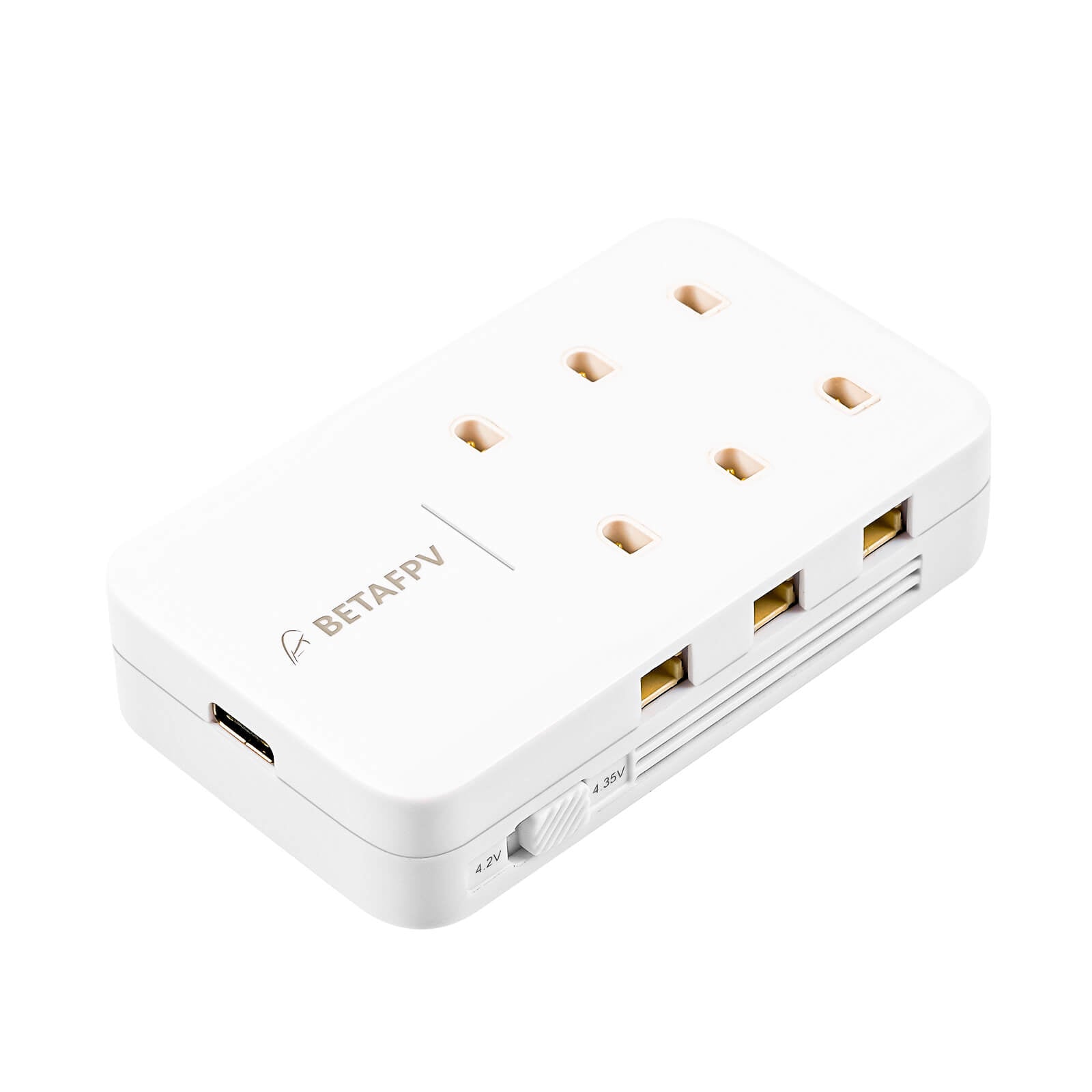 【BETAFPV百達】6 Ports 1S Battery Charger & Adapter｜6口充電器+充電頭 官方主圖