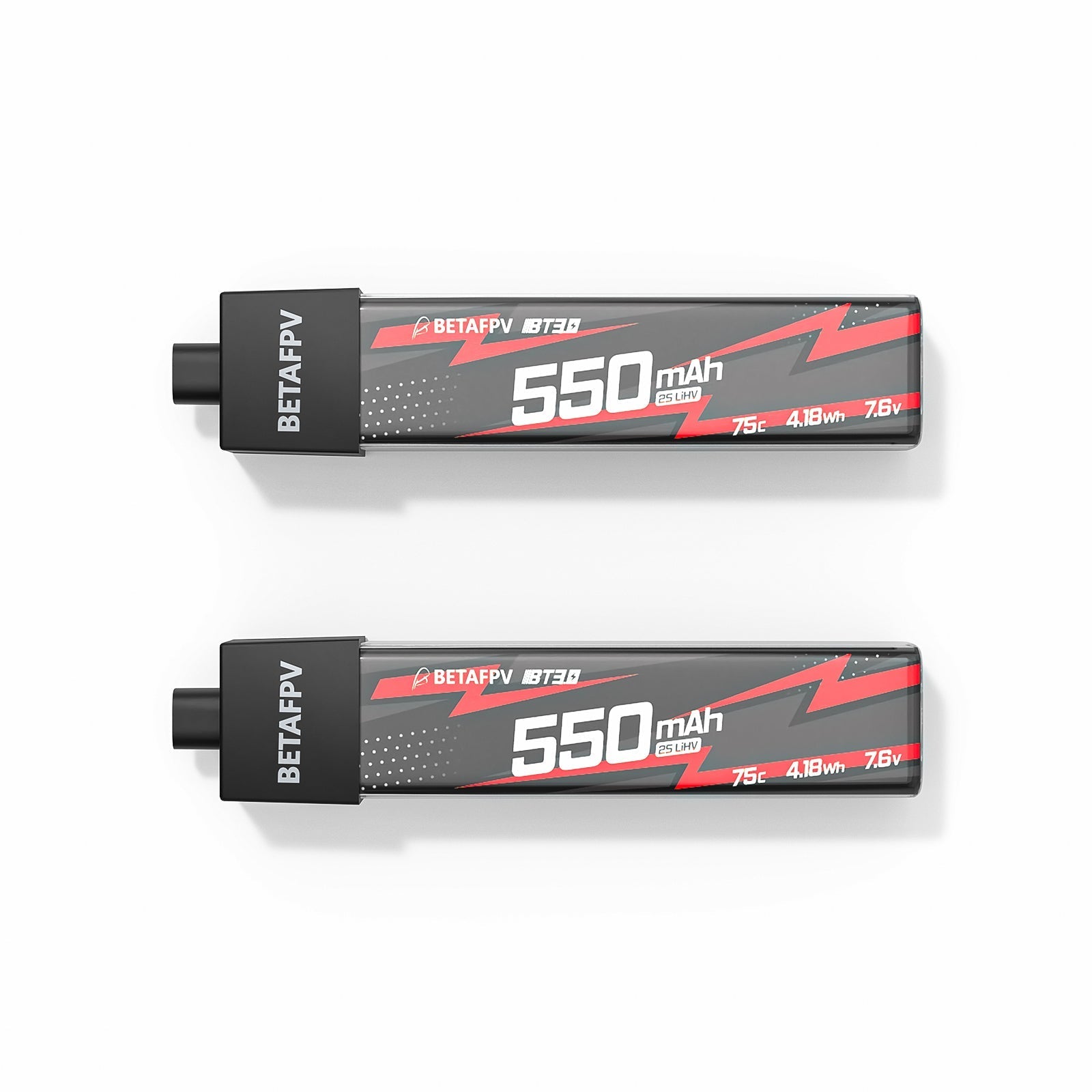 【BETAFPV百達】BT3.0 550mAh 2S Battery (2PCS)｜電池 官方主圖