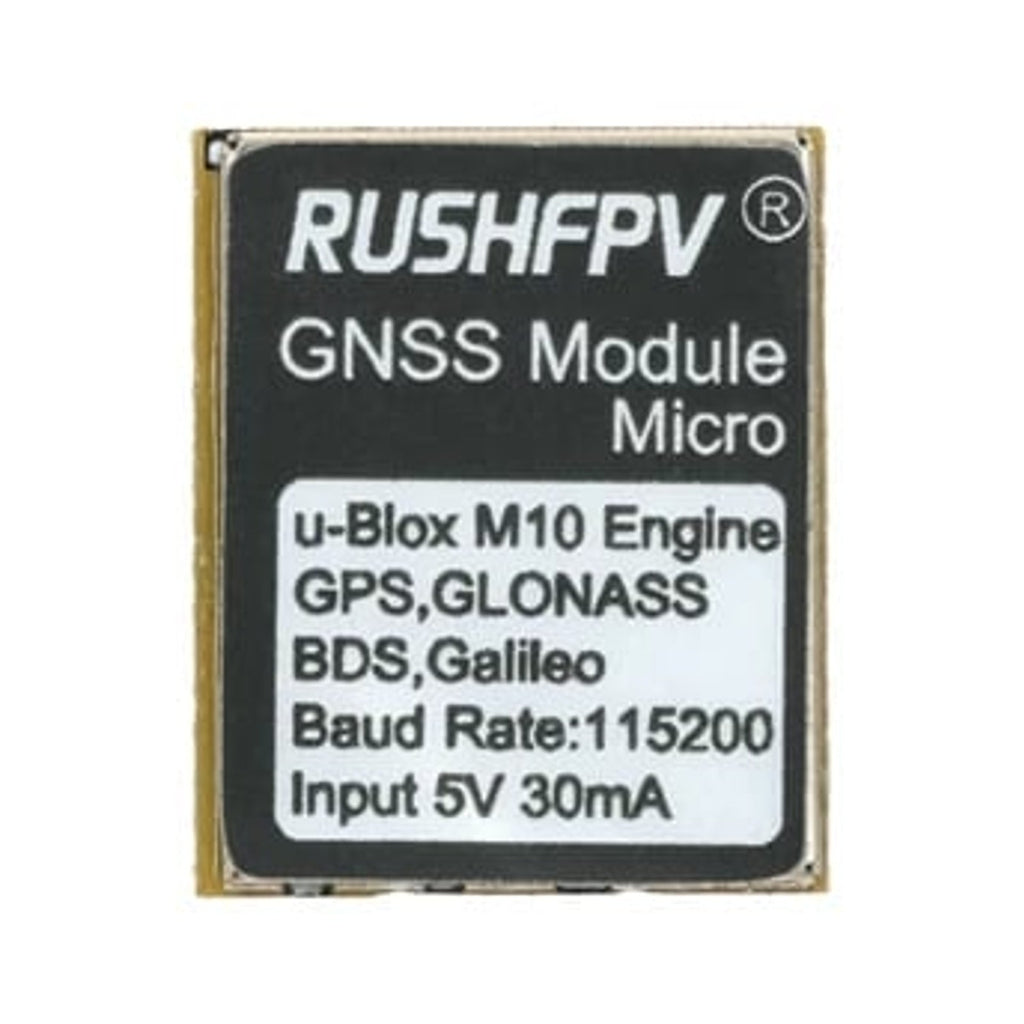 RUSHFPV GNSS Micro導航單元超小GPS雙協議穿越機固定翼返航救援